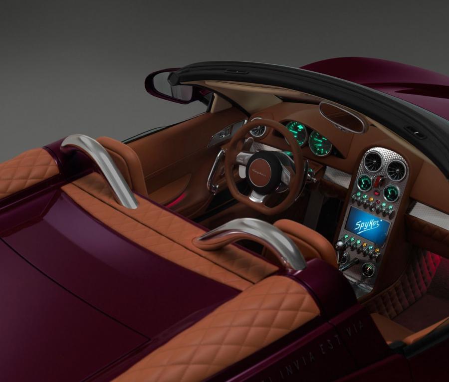 Интерьер Spyker B6 Venator Spyder Concept 2013 года  (фото 5 из 20)